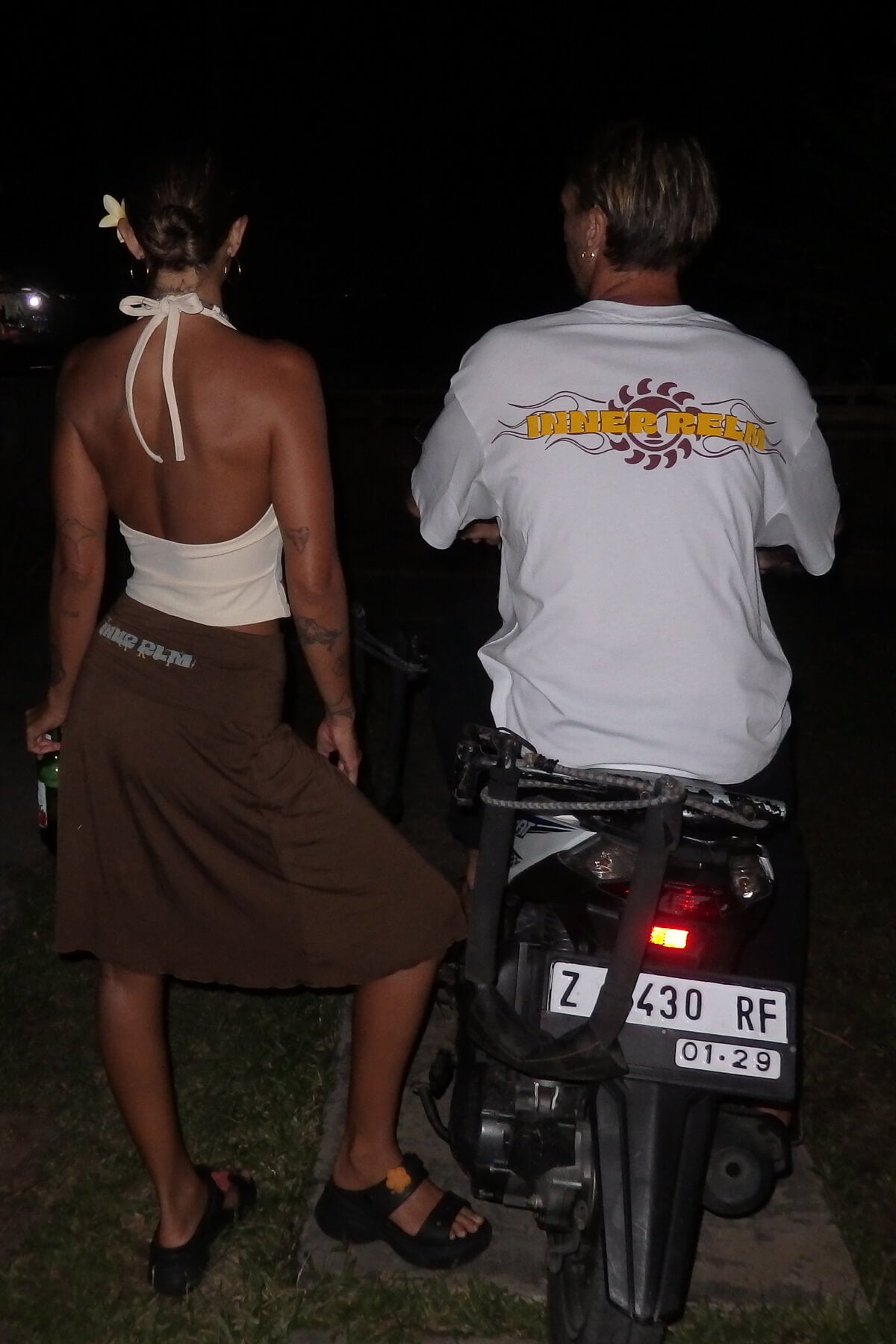 Flaming Greatness Tee | White