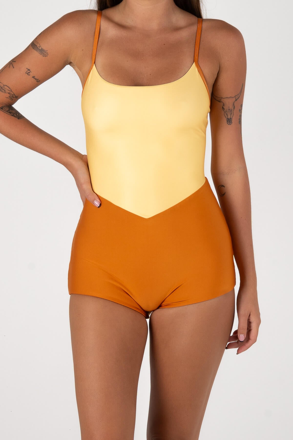 Inner Relm Holiday Surf Suit Buttercream – Women's Surf Suit