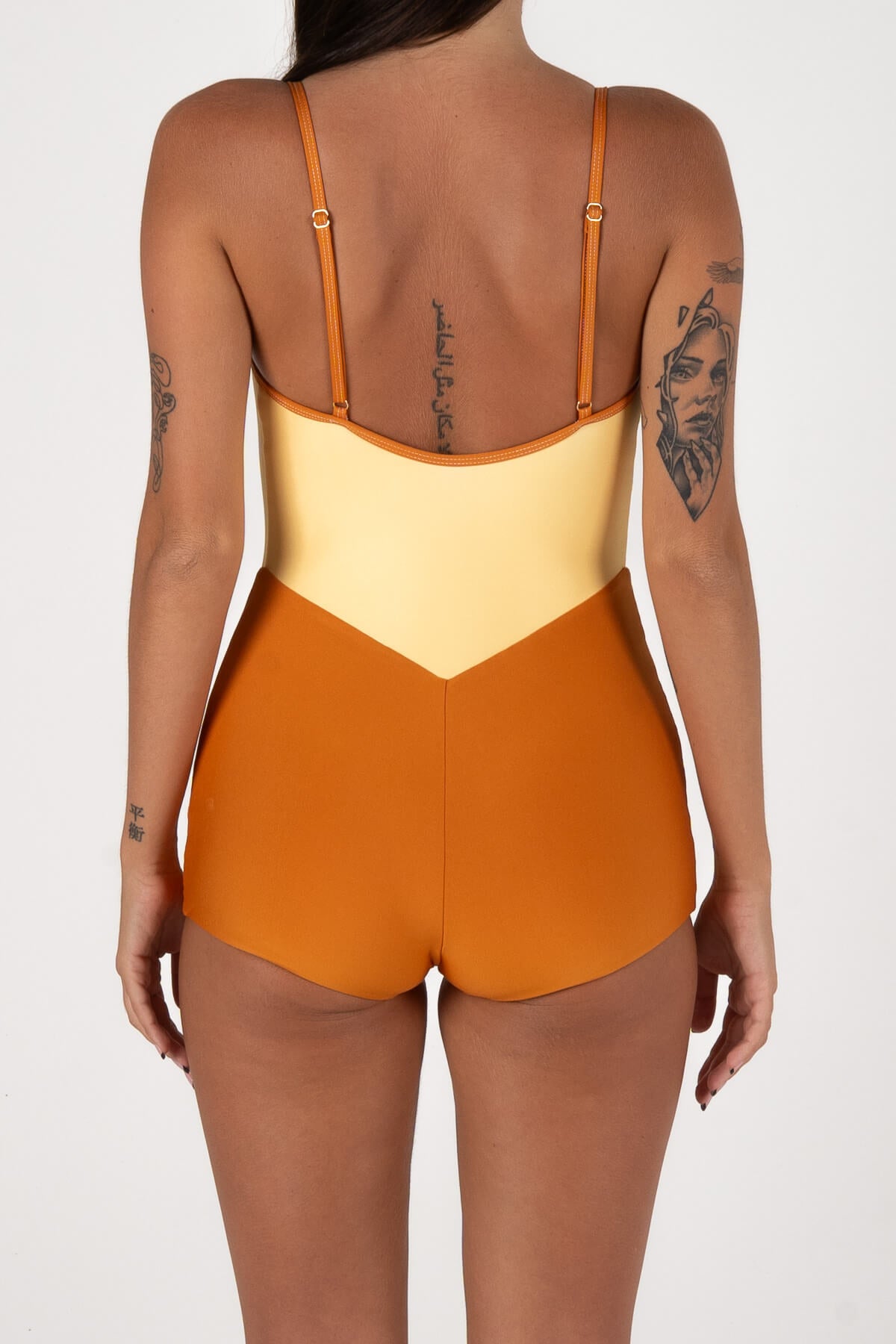 Inner Relm Holiday Surf Suit Buttercream in Buttercream – Women's Surf Suit, view 3