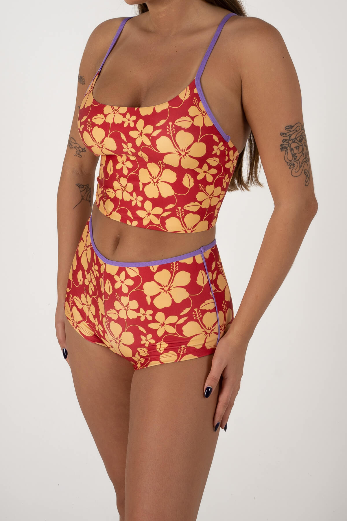 Ninety Nine Shorts | Aloha Red