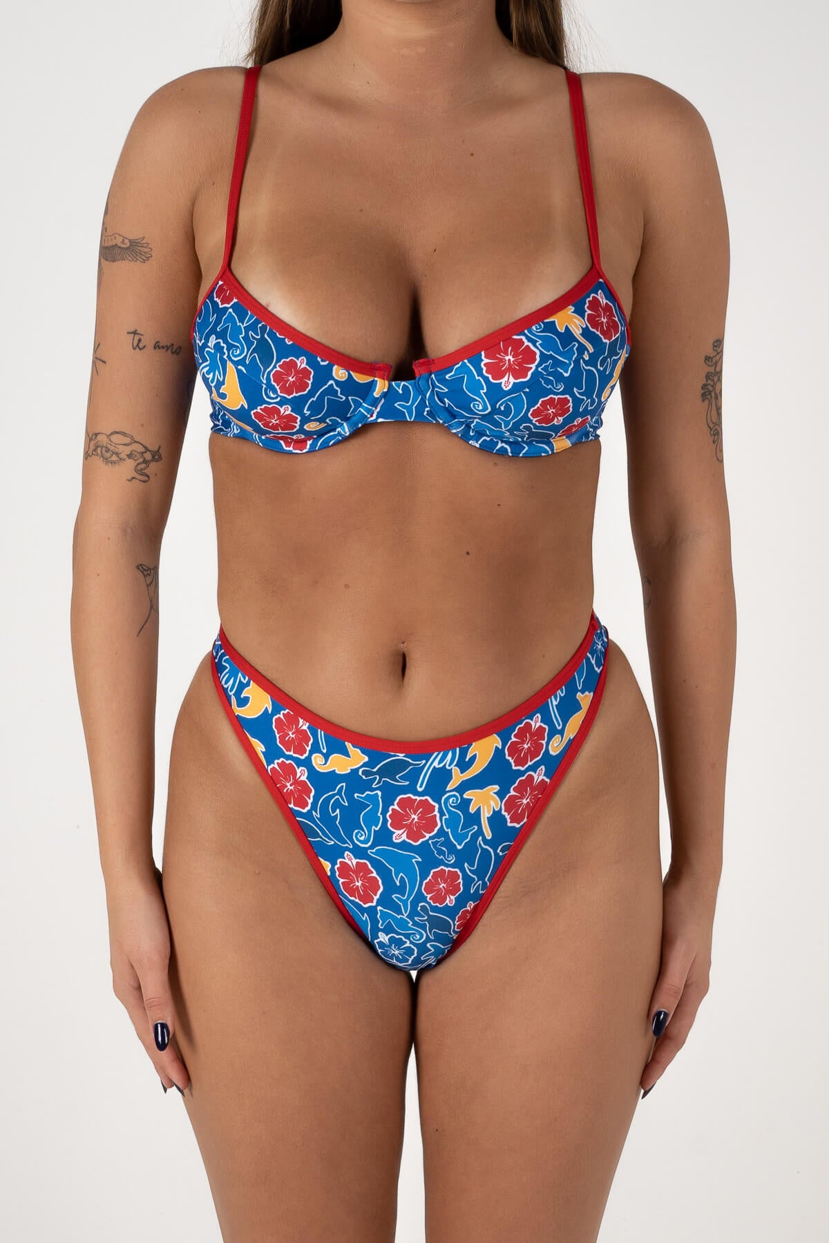 GoodLuck Bikini Bottoms | Dolphin Blue
