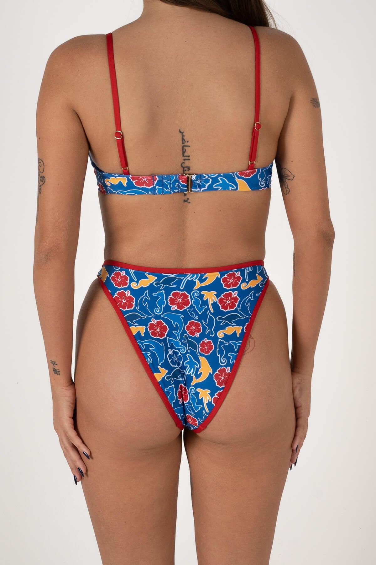 GoodLuck Bikini Bottoms | Dolphin Blue
