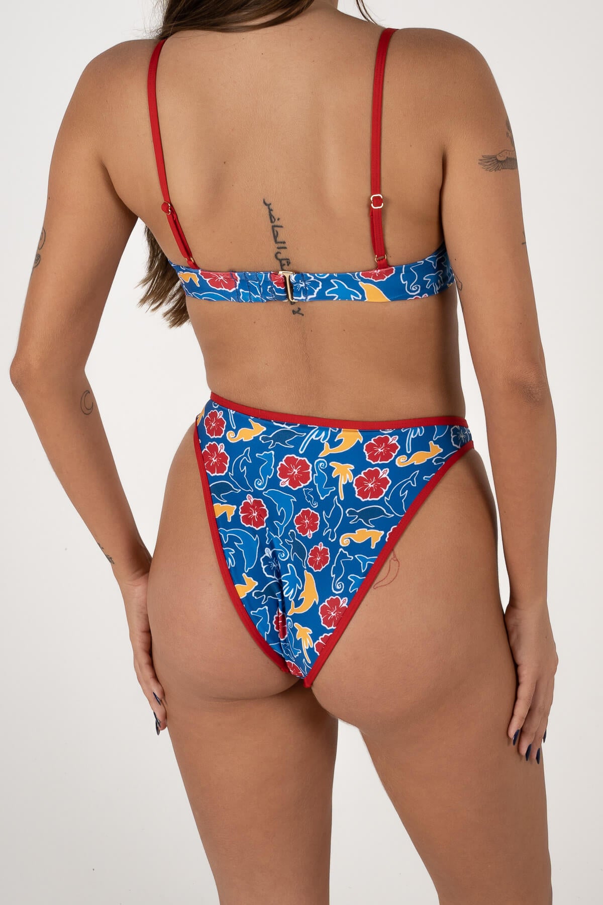 GoodLuck Bikini Bottoms | Dolphin Blue