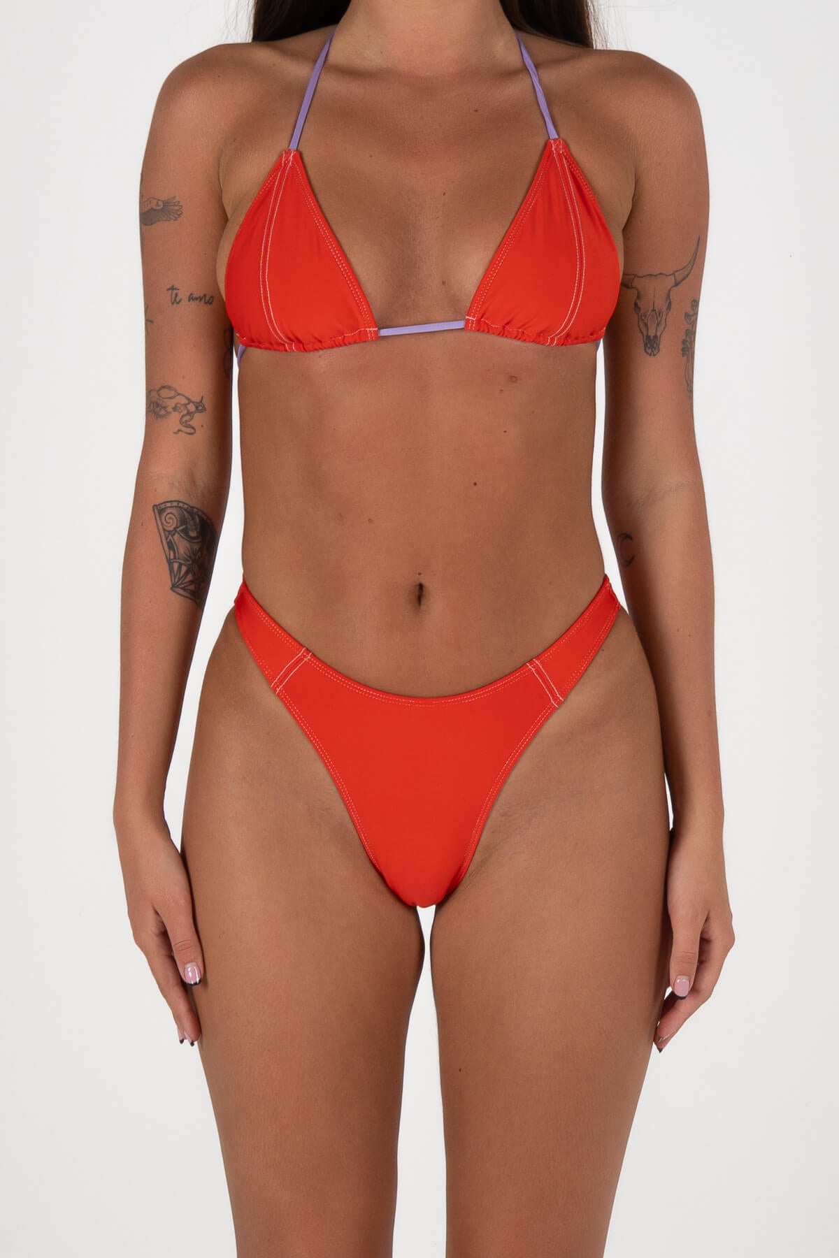 Too Busy Triangle Top | Red