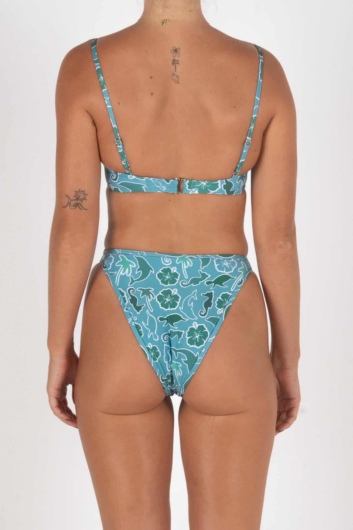 GoodLuck Bikini Bottoms | Dolphin Green