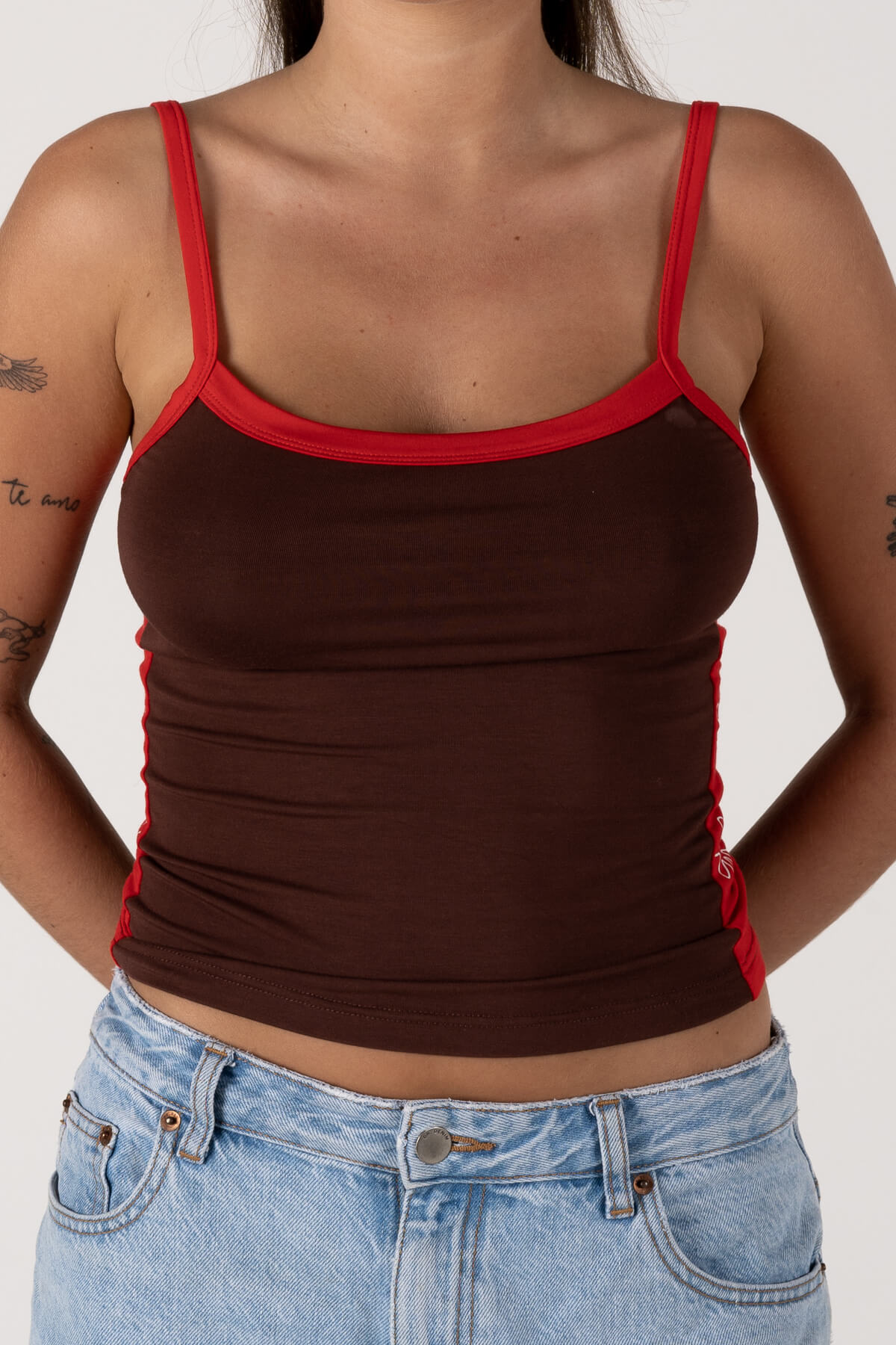 Too Cute Singlet | Choc