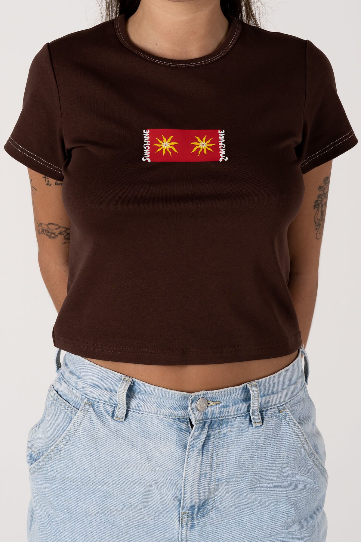 Sunshine Baby Tee | Choc