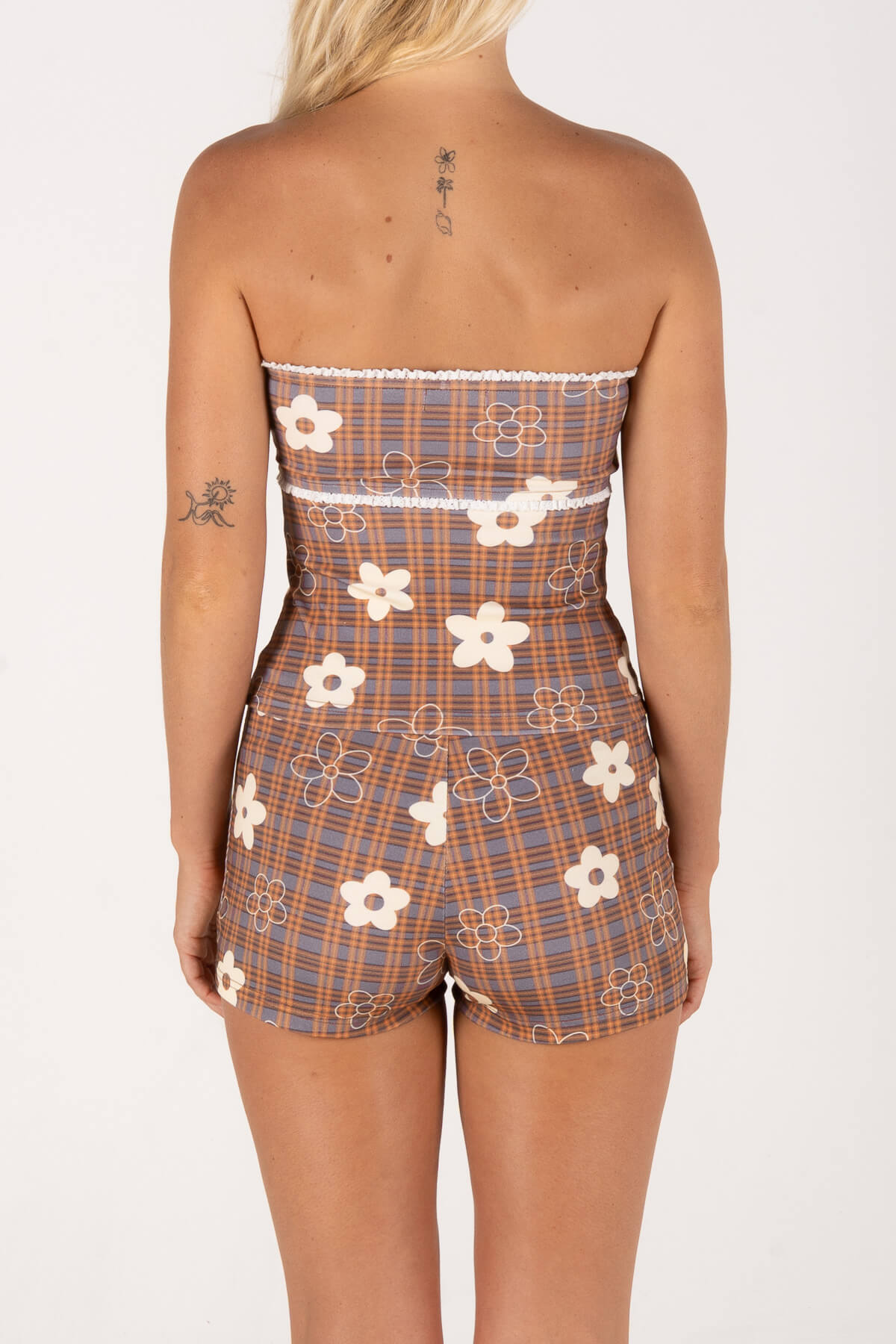 TIGHTLINE BANDEAU | CHOC GINGHAM
