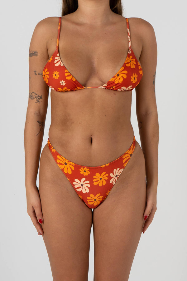 LayDay Bikini Bottoms | Red Flower