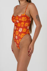 Kindness One Piece | Red Flower