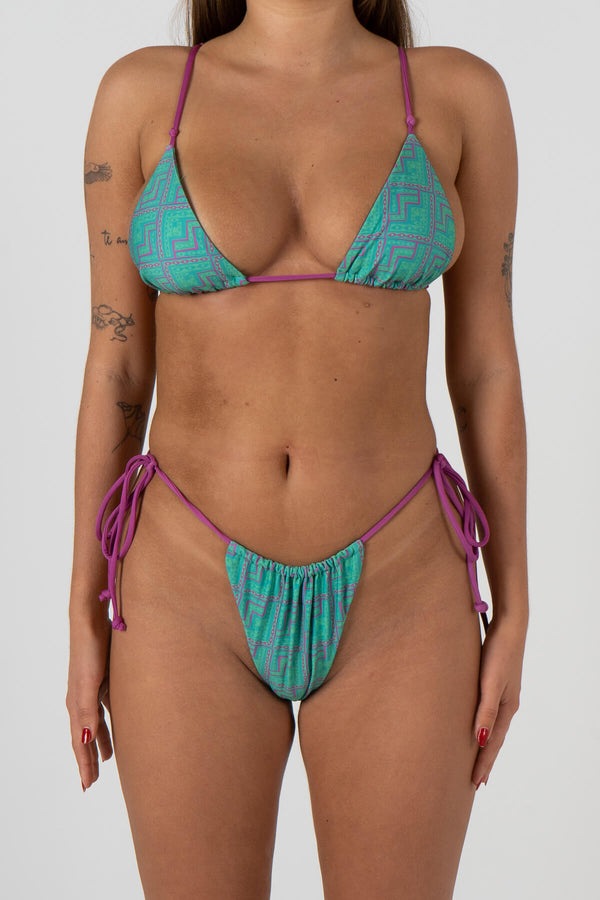 TanTime Triangle Top | Green Stack