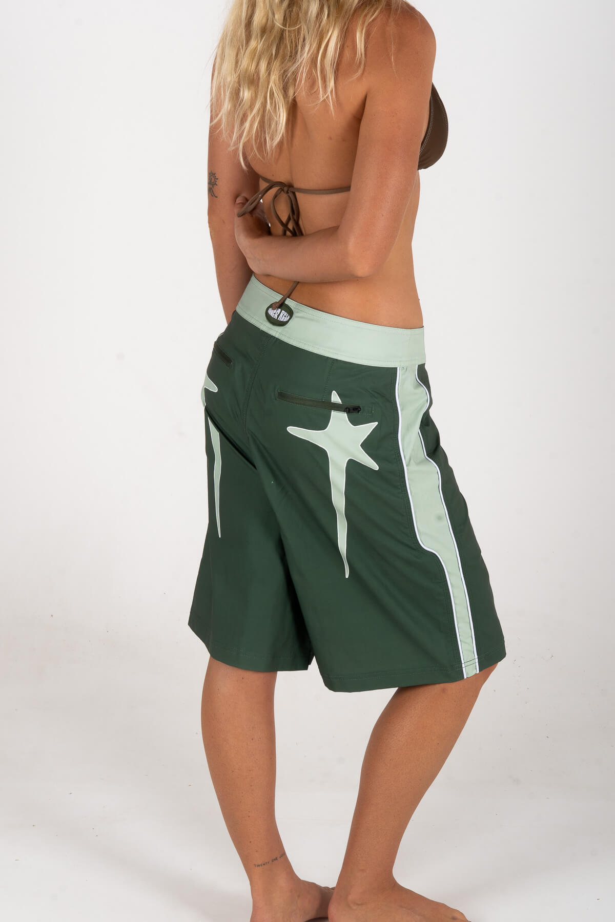 Inner Relm StarMelt Trunks Green in Green – Boardshorts, view 18