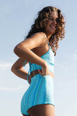 inner relm, swimwear, shorts, bikini, boy leg, high waisted, surfing, sustainable