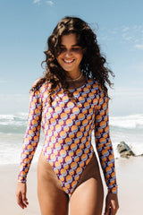 inner relm, swimwear, one piece, vest, long sleeve, bikini, vintage, surfing, sustainable