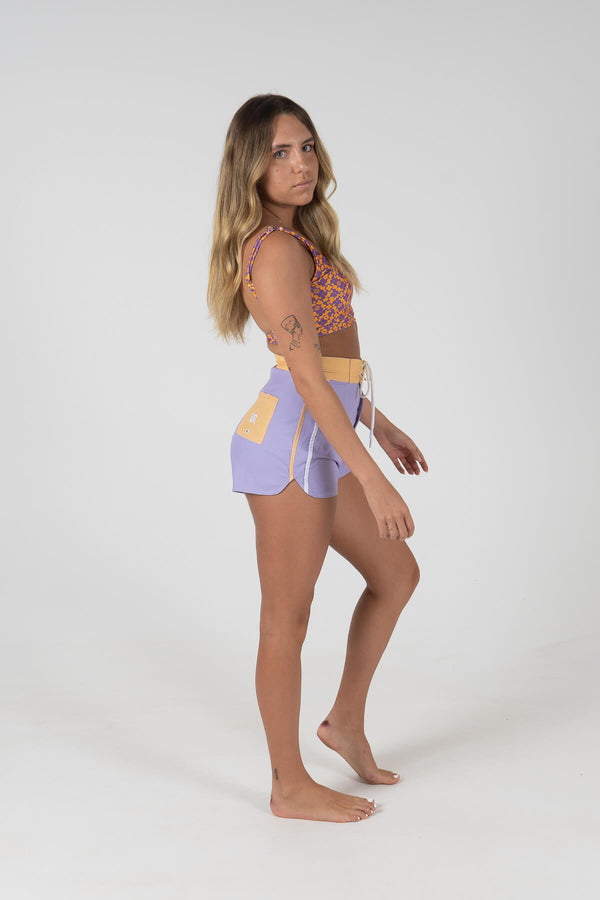 Inner Relm, boardshorts, surf, trunks, swimwear, high waisted, sustainable, board shorts, vintage, hot pants