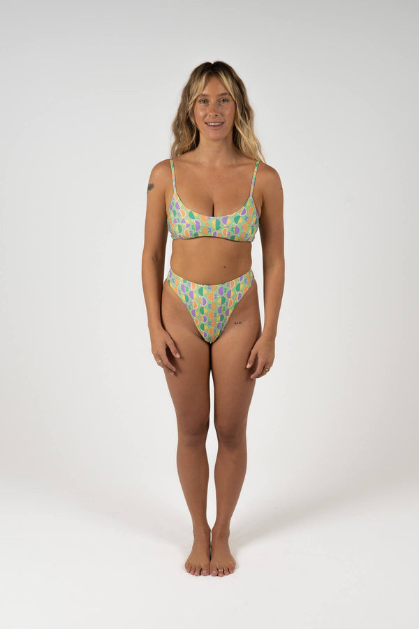 inner relm, swimwear, top, bikini, surfing, sustainable