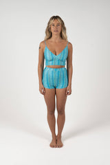 inner relm, swimwear, shorts, bikini, boy leg, high waisted, surfing, sustainable