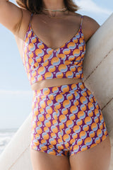 inner relm, swimwear, top, bikini, halter, surfing, sustainable