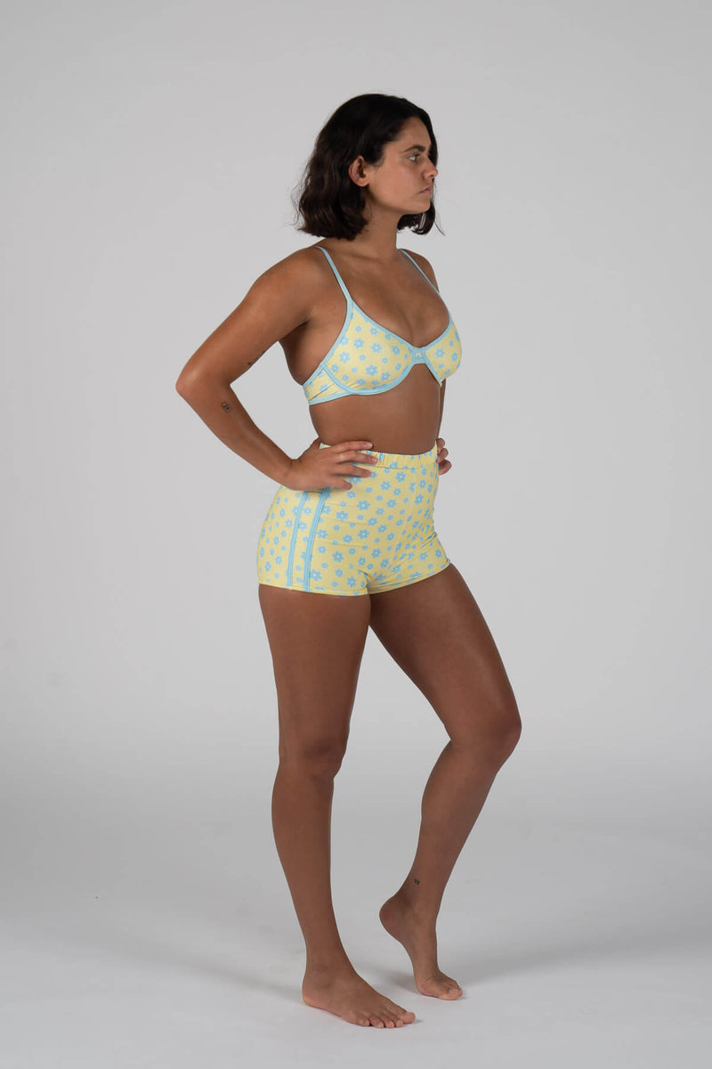 Inner Relm, swimwear, bra cup, vintage, shorts, pants, shorties, boy leg, ladies, surf, bikini, high waisted, retro