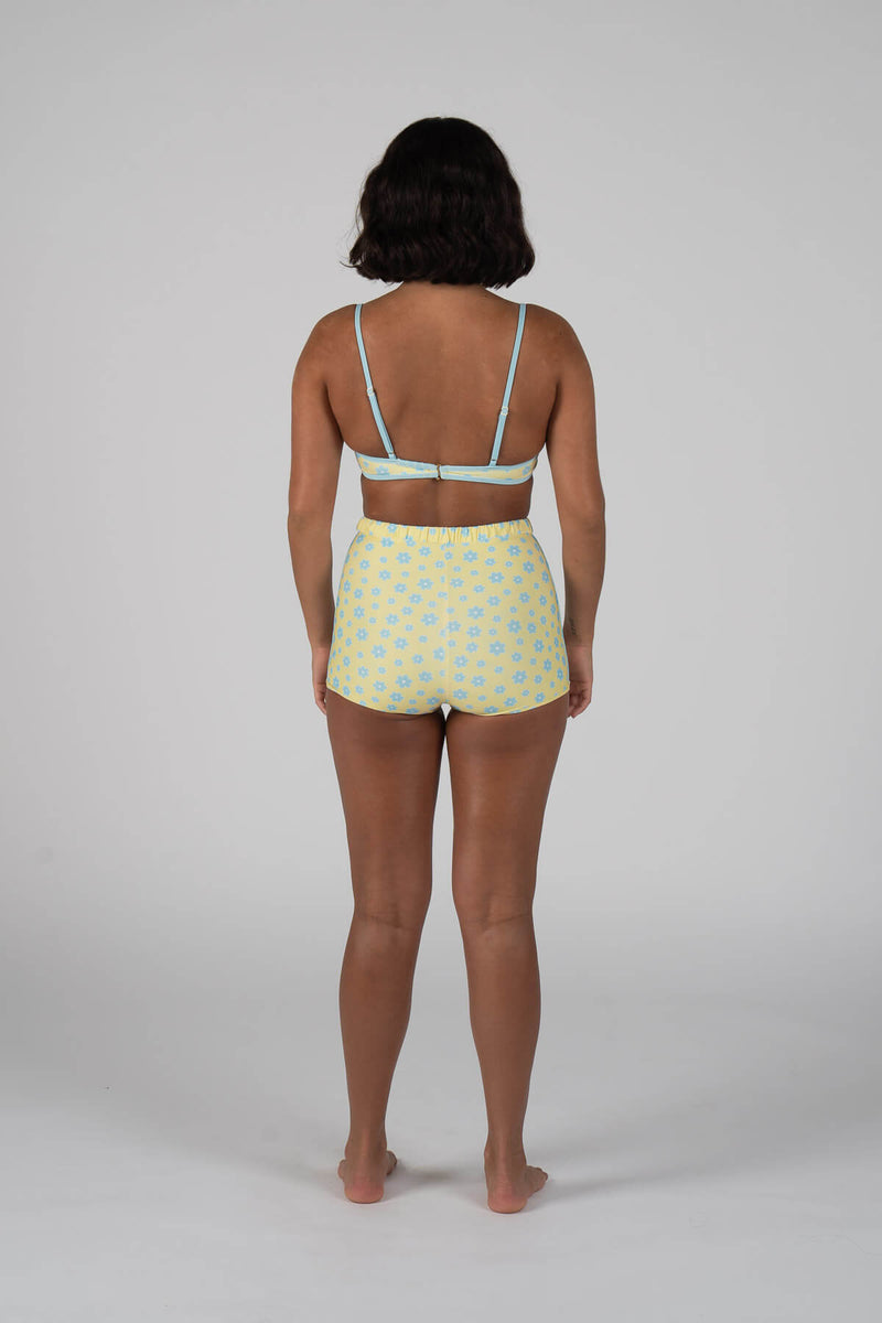 Inner Relm, swimwear, bra cup, vintage, shorts, pants, shorties, boy leg, ladies, surf, bikini, high waisted, retro